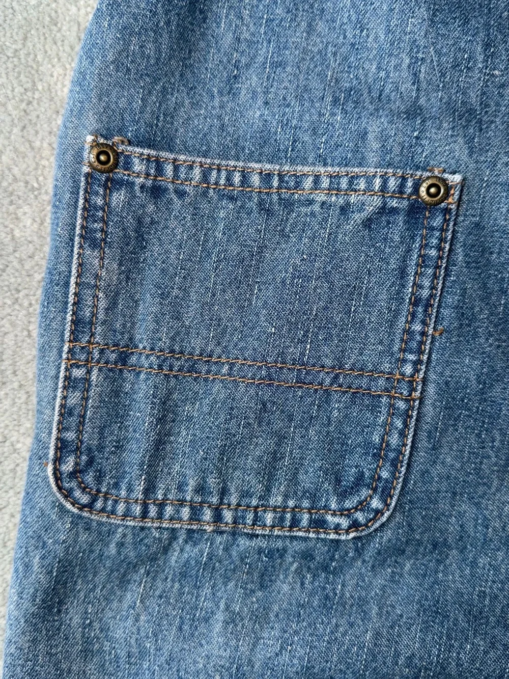 Carhartt Kids Y2K Blue Denim Overalls - 2010